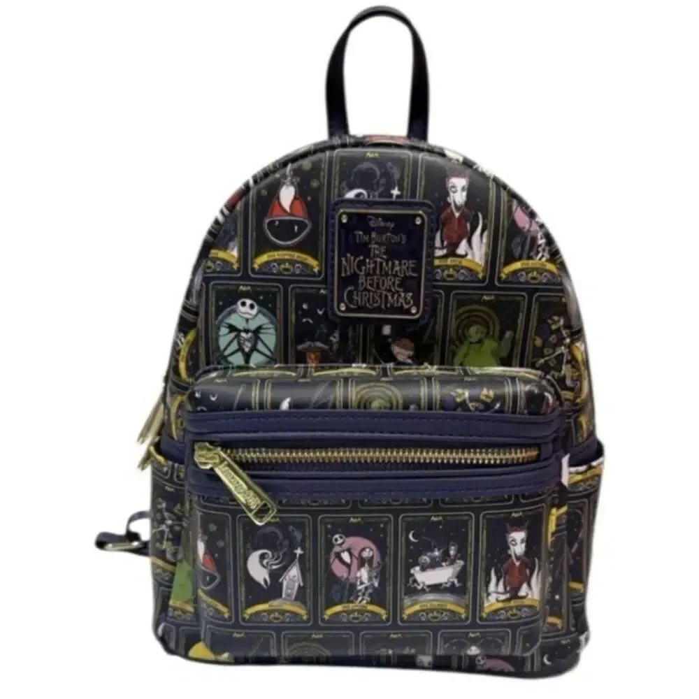 Loungefly Disney Nightmare Before Christmas Tarot Mini Backpack All Over Print